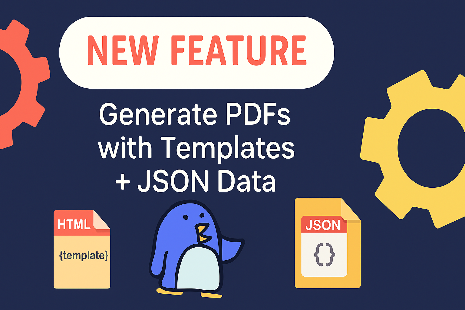 New Feature Launch: Generate PDFs with Templates + JSON Data on PageSnap.co